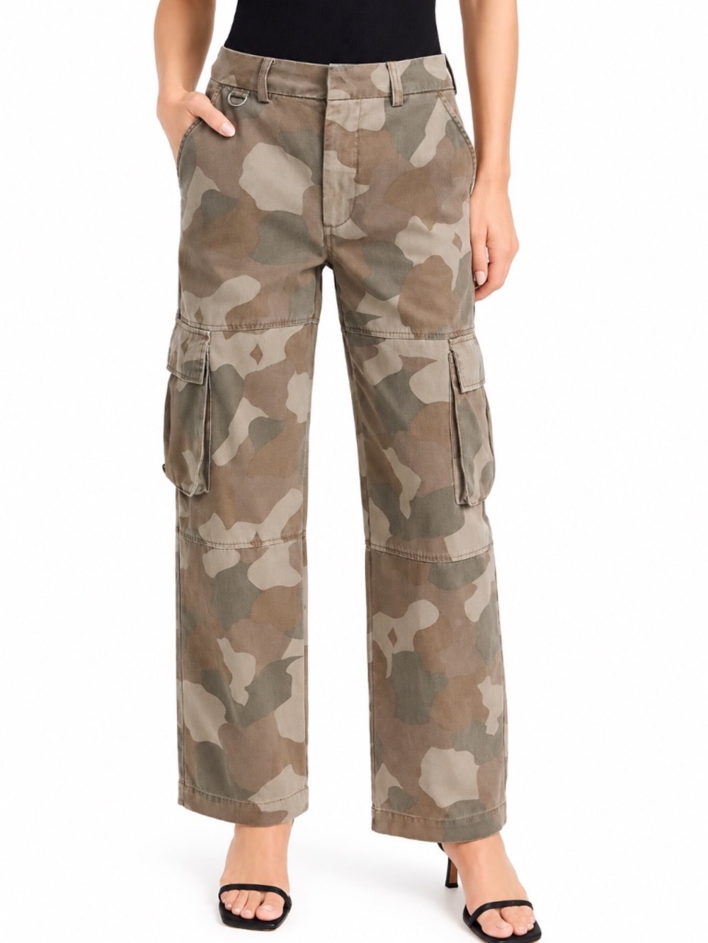 Pistola Addie Pants Camo Cargo Trouser Size 27 Lightweight Twill NWT